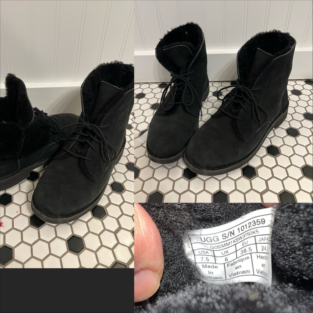 UGG Black Suede Boots